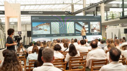 Visitors attending a talk during C-Next Designers Europe