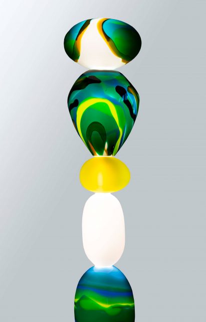 Camilla Moberg's handblown glass pieces