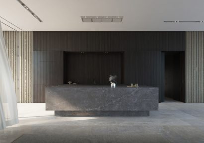 The Essential Induction cooktop in grey