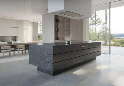 The Essential Induction cooktop in grey