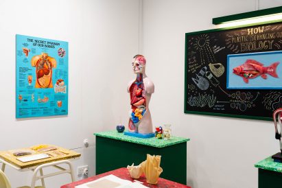 Biology classroom at the School of Tomorrow exhibition in Singapore