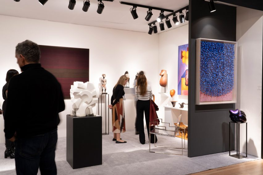 Photo of exhibition at Salon Art + Design