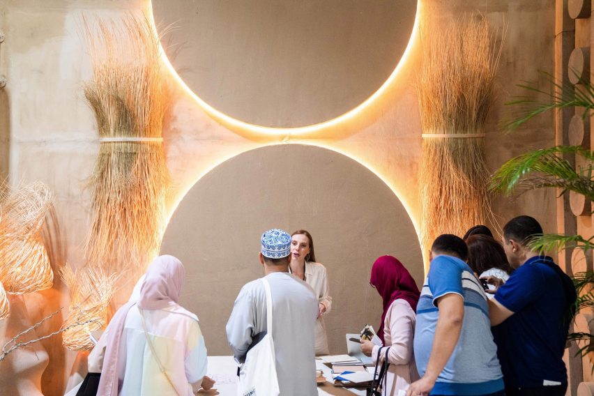 Photo of exhibition at Dubai Design Week