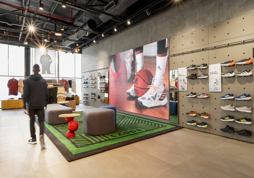 Adidas Lagos store by Oshinowo Studio