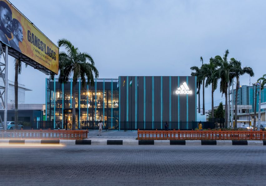 Adidas Lagos store by Oshinowo Studio