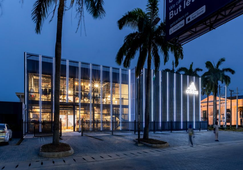 Adidas Lagos store by Oshinowo Studio