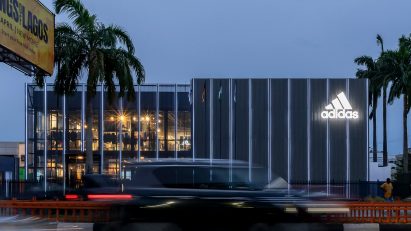 Adidas Lagos store by Oshinowo Studio
