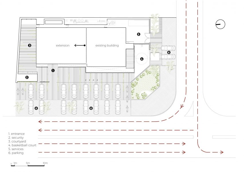 Adidas Lagos store by Oshinowo Studio plans