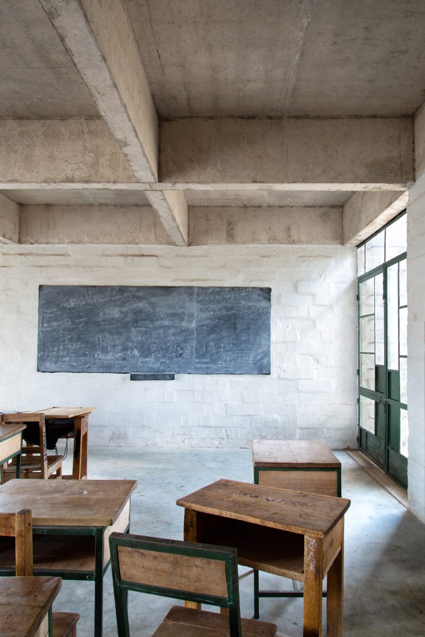 Classroom at the Simba Vision Montessori School in Tanzania by Architectural Pioneering Consultants