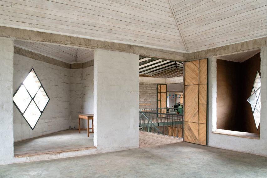 Interior space at the Simba Vision Montessori School in Tanzania by Architectural Pioneering Consultants