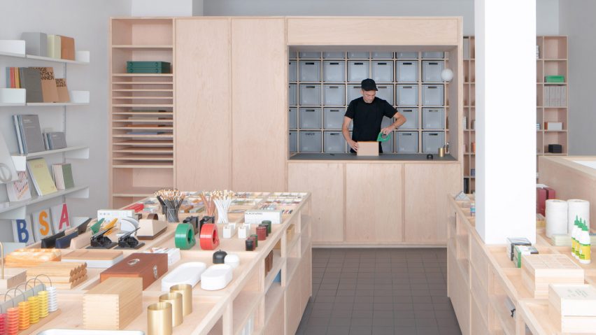 Interior of Present & Correct store