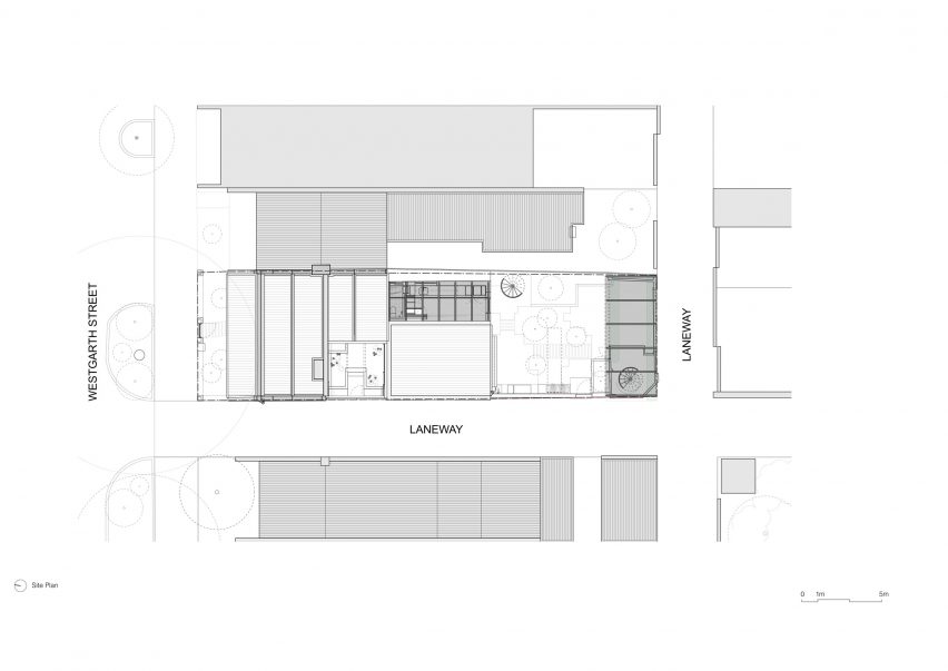 Helvetia drawings laneway and street level
