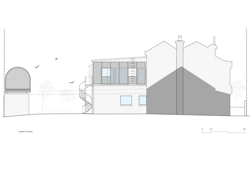 Helvetia Eastern elevation drawings