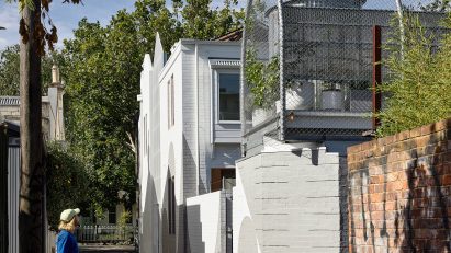 Helvetia side view including rooftop garden