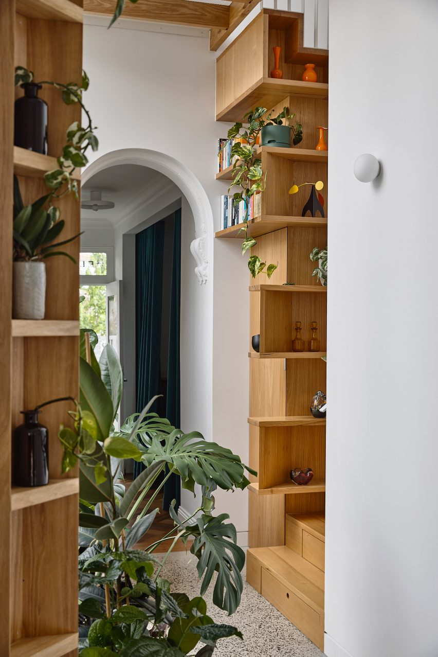 Entry area inside Helvetia house Australia