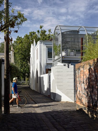 Helvetia project side laneway and rooftop garden