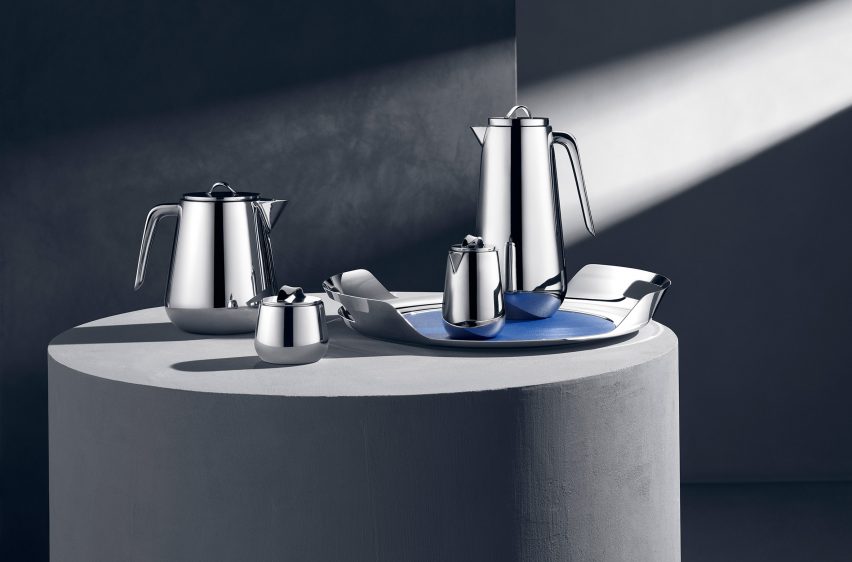 Helix tea set by Bernadotte & Kylberg for George Jensen