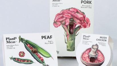 Packaging for Broccopork, Mushchicken and Peaf by Leyu Li
