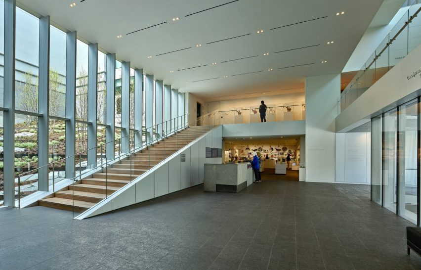 Stairs in museum