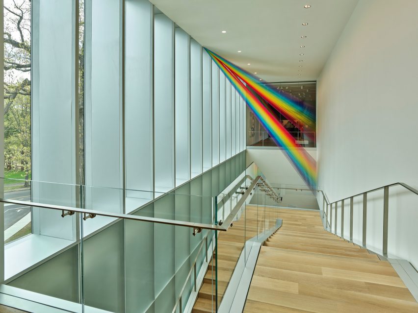 Stairs in museum