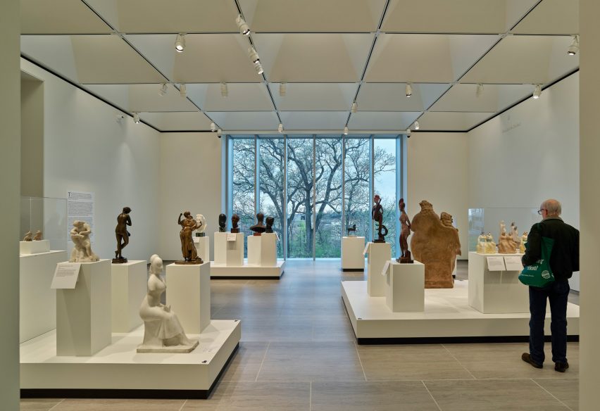 Gallery in a museum
