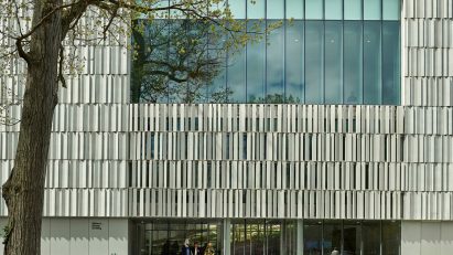 Stone facade of a museum