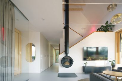 Internal space at the first built Cake Houses project