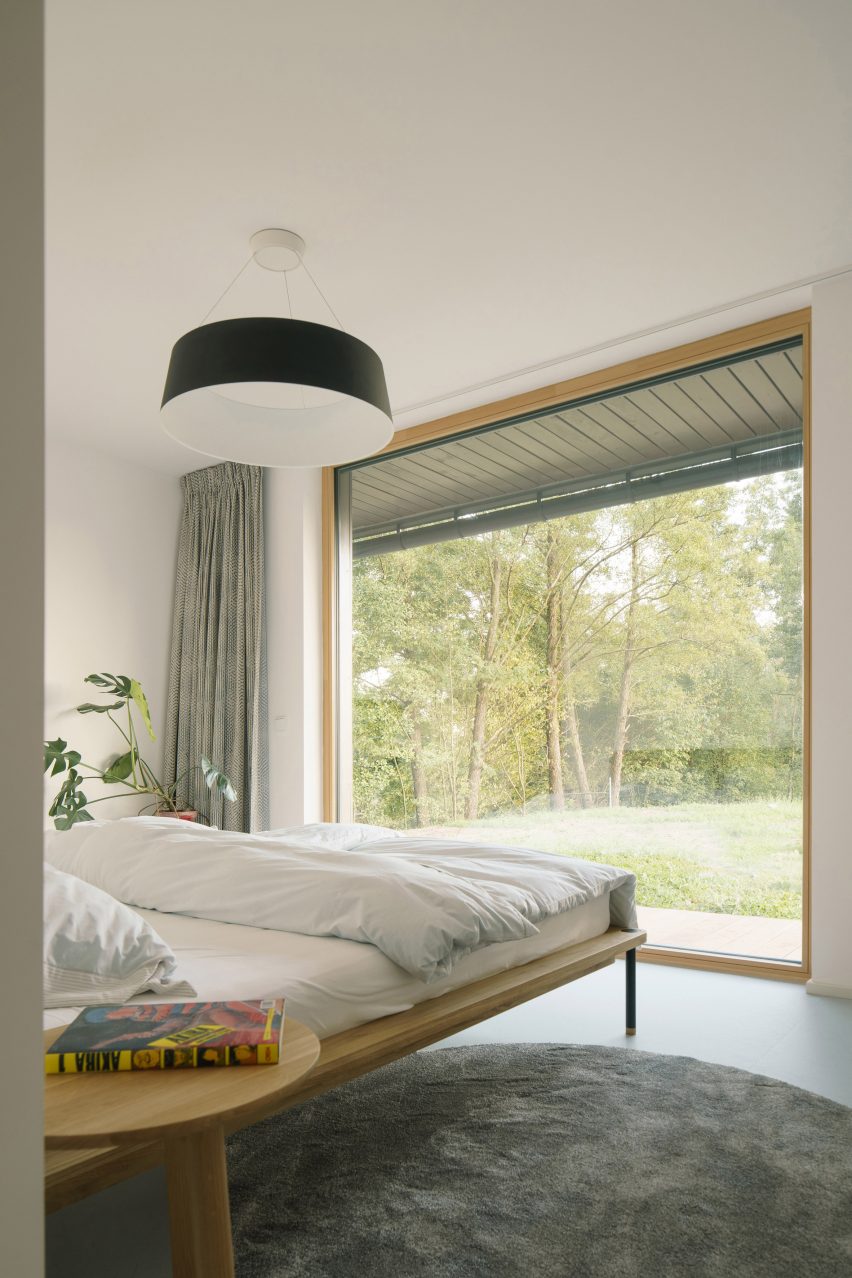 Bedroom at the first completed Cake Houses project