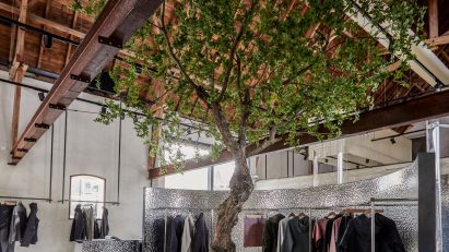 Tree inside Calico Club store