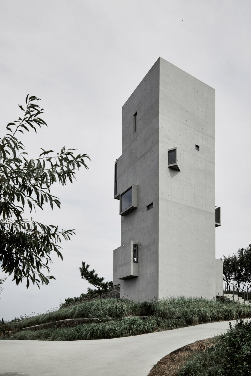Cliff Cafe and Tower House by Trace Architecture Office