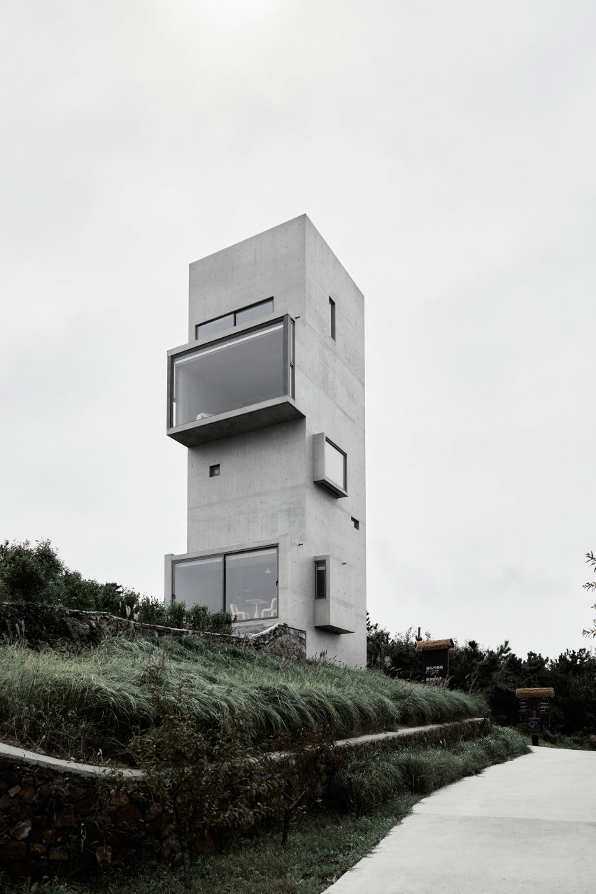 Cliff Cafe and Tower House by Trace Architecture Office