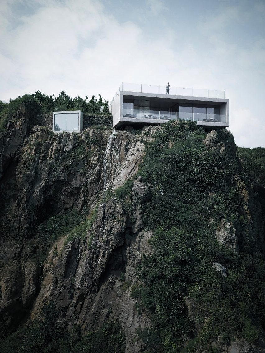 Cliff Cafe and Tower House by Trace Architecture Office