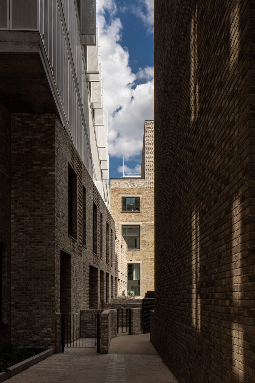 Brick housing and arts building by Coffey Architects