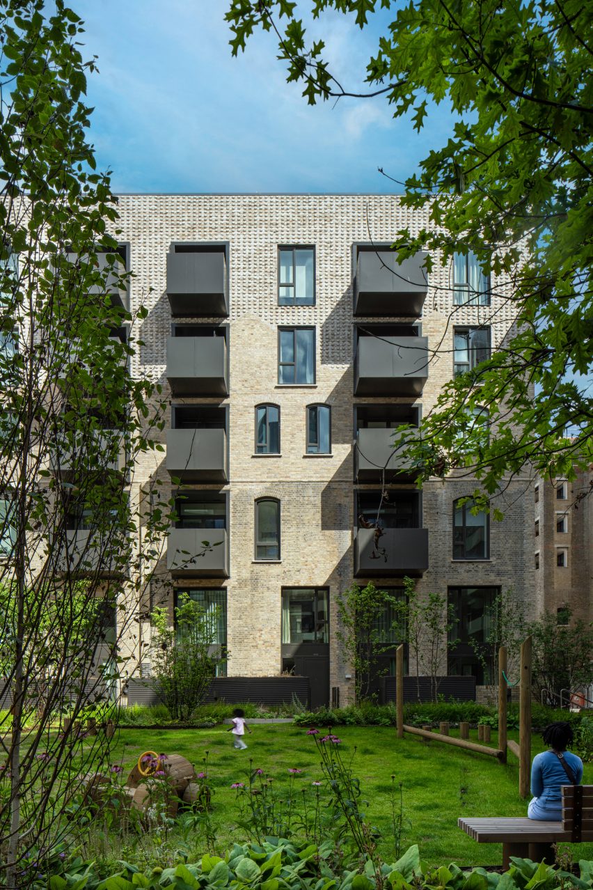 Brick housing and arts building by Coffey Architects