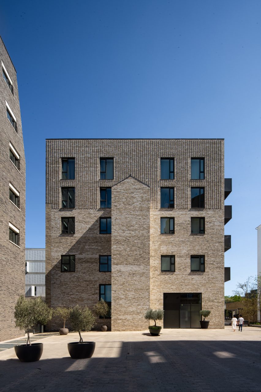 Brick housing and arts building by Coffey Architects