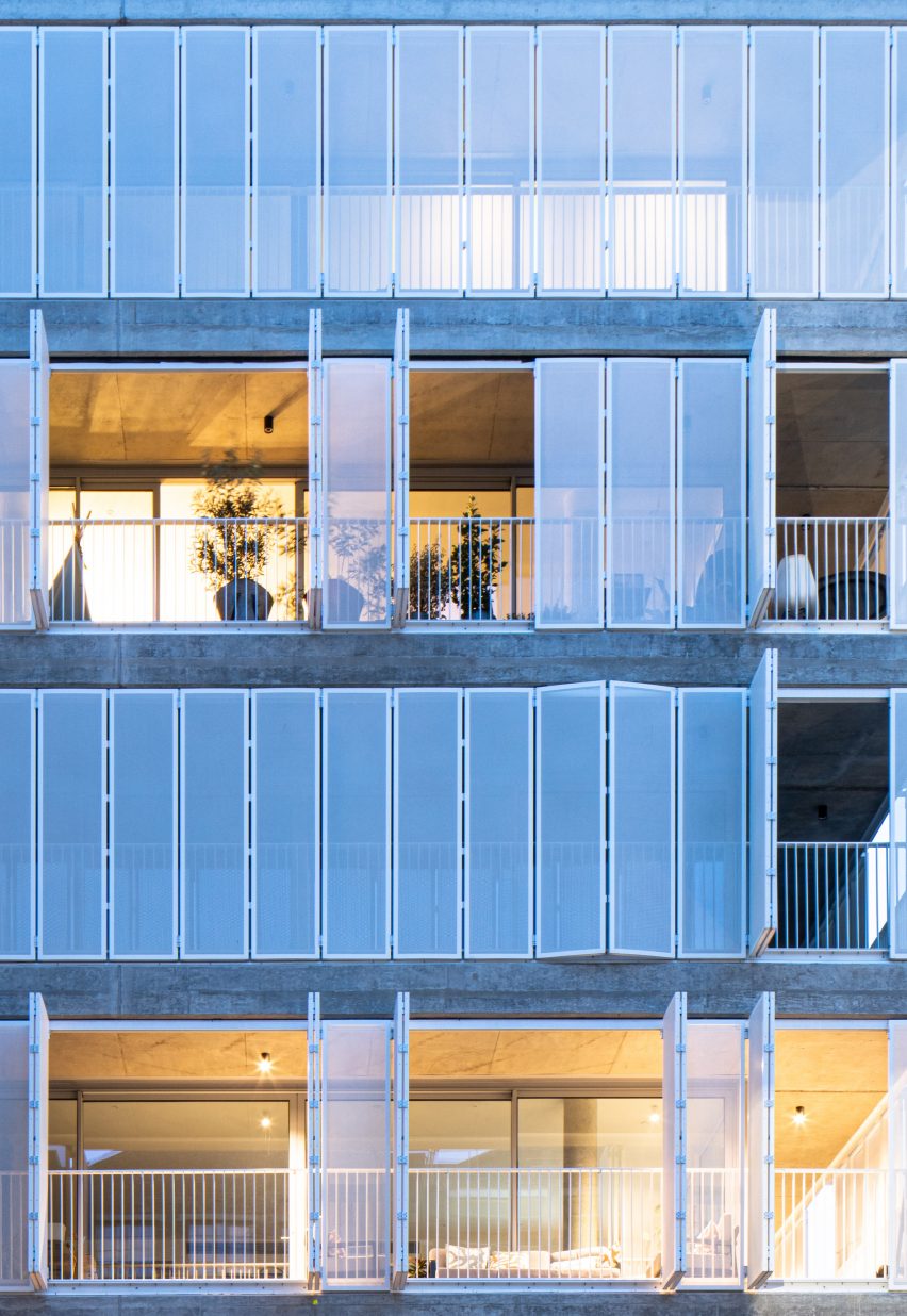 External screen cladding at The Tannery by Coffey Architects