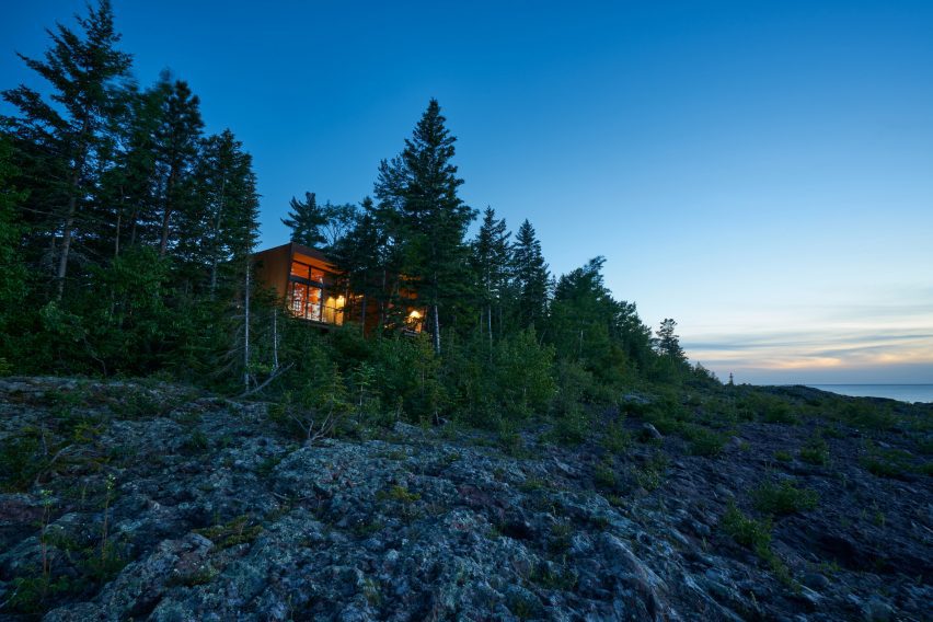 A cabin in the Michigan trees