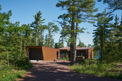 A cabin in the Michigan trees