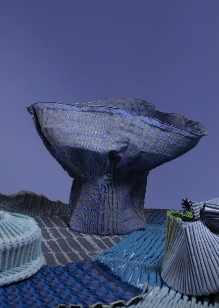 Textile project showcased at Designblok's Diploma Selection competition