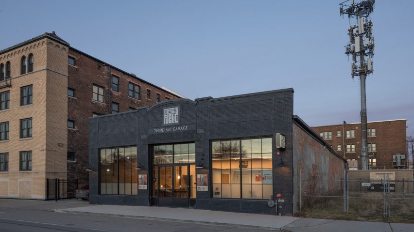 Black box theatre Detroit in former garade