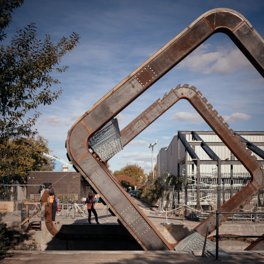 Cody Dock Rolling Bridge