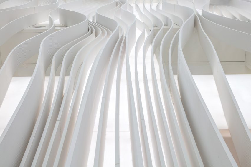Curvaceous white panels