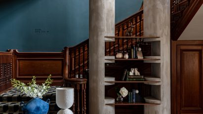 Cowley Manor Experimental stairway