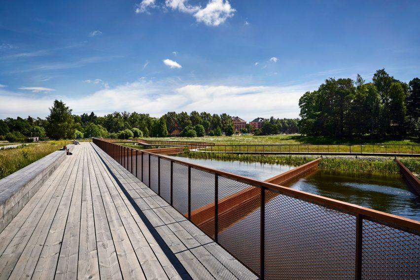 Exercisfältet Stormwater Pond by White Arkitekter
