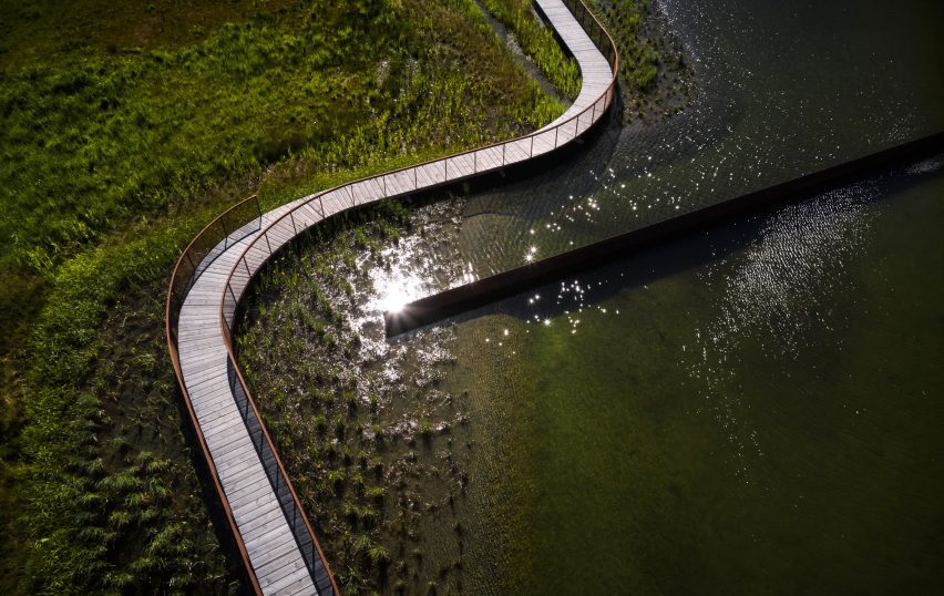 Exercisfältet Stormwater Pond by White Arkitekter