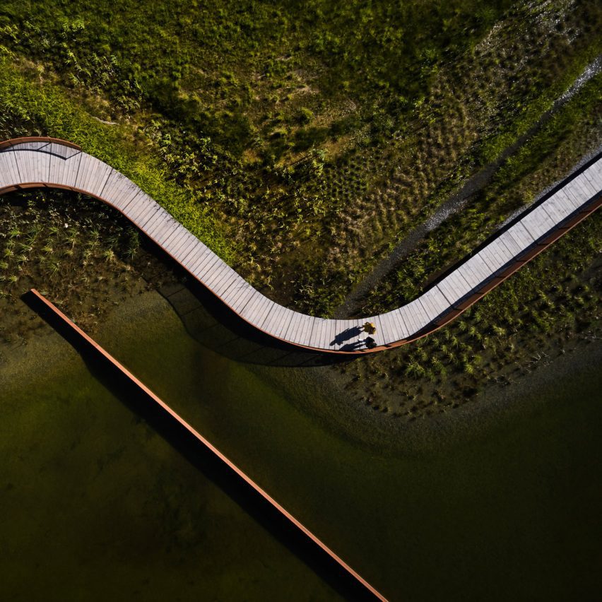 Exercisfältet Stormwater Pond by White Arkitekter