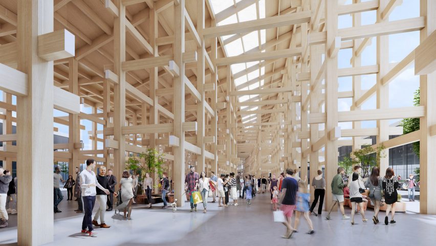 Visual of Expo 2025 Osaka masterplan by Sou Fujimoto