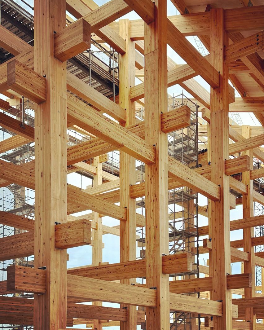 Construction on Expo 2025 Osaka masterplan by Sou Fujimoto