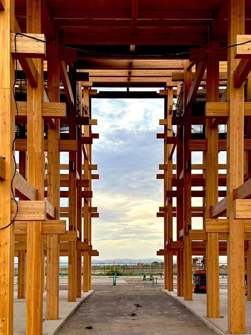 Construction on Expo 2025 Osaka masterplan by Sou Fujimoto