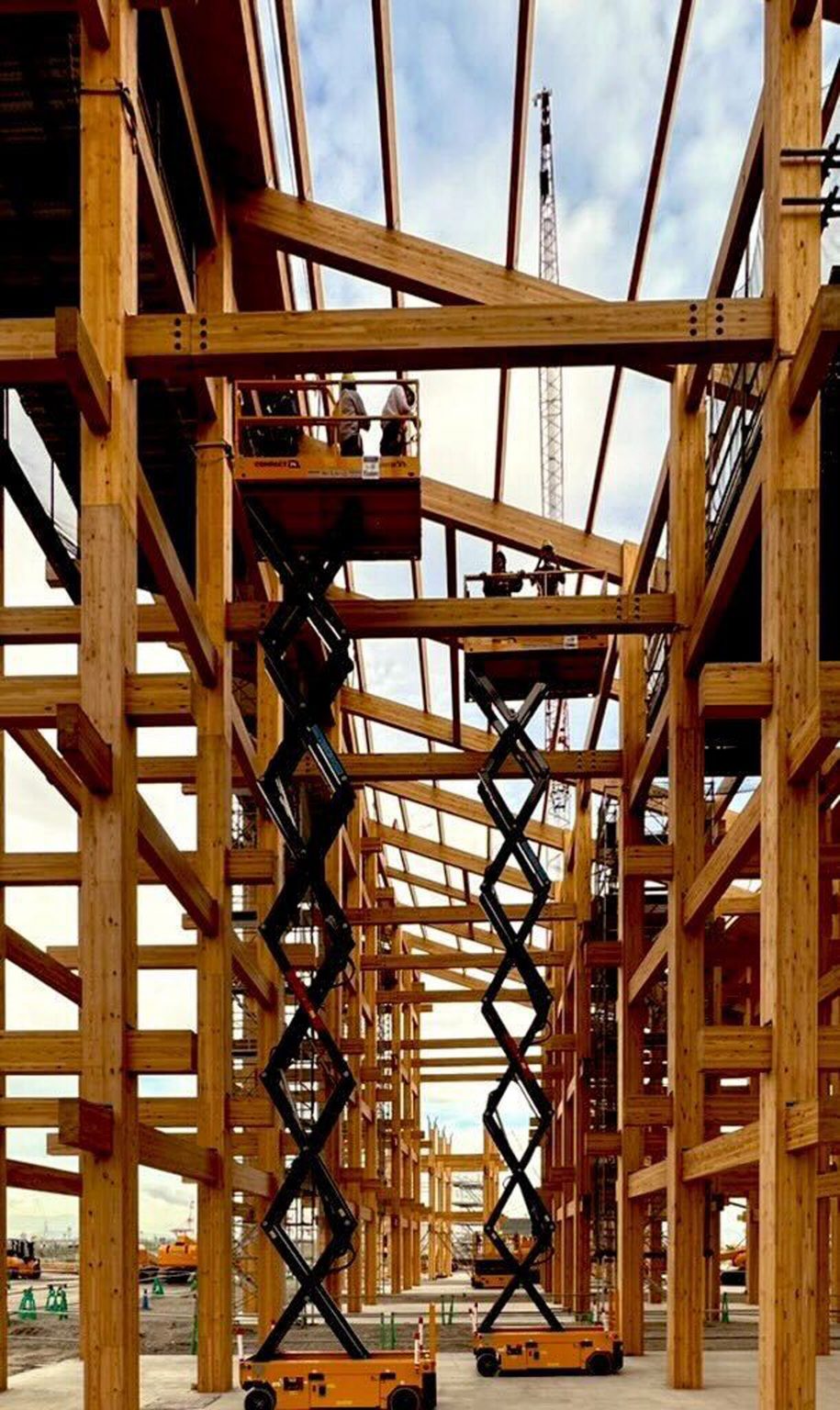 Construction on Expo 2025 Osaka masterplan by Sou Fujimoto